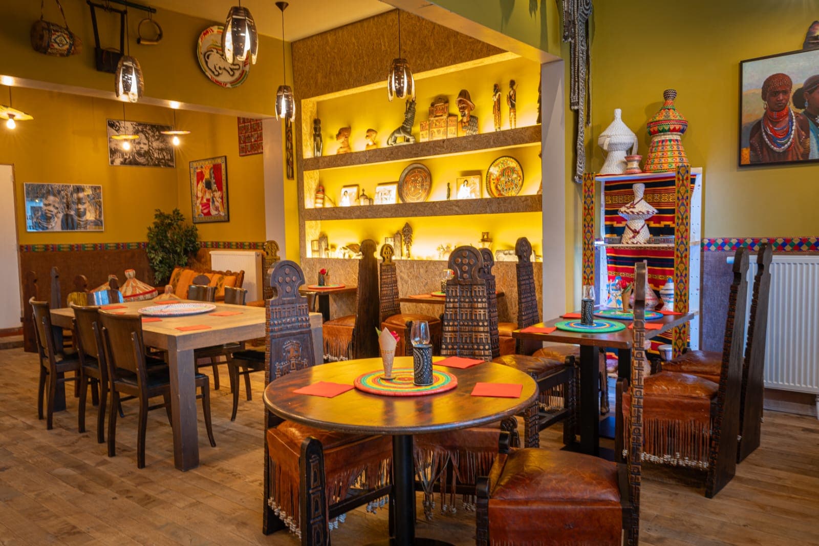 Little Ethiopia restaurant interior